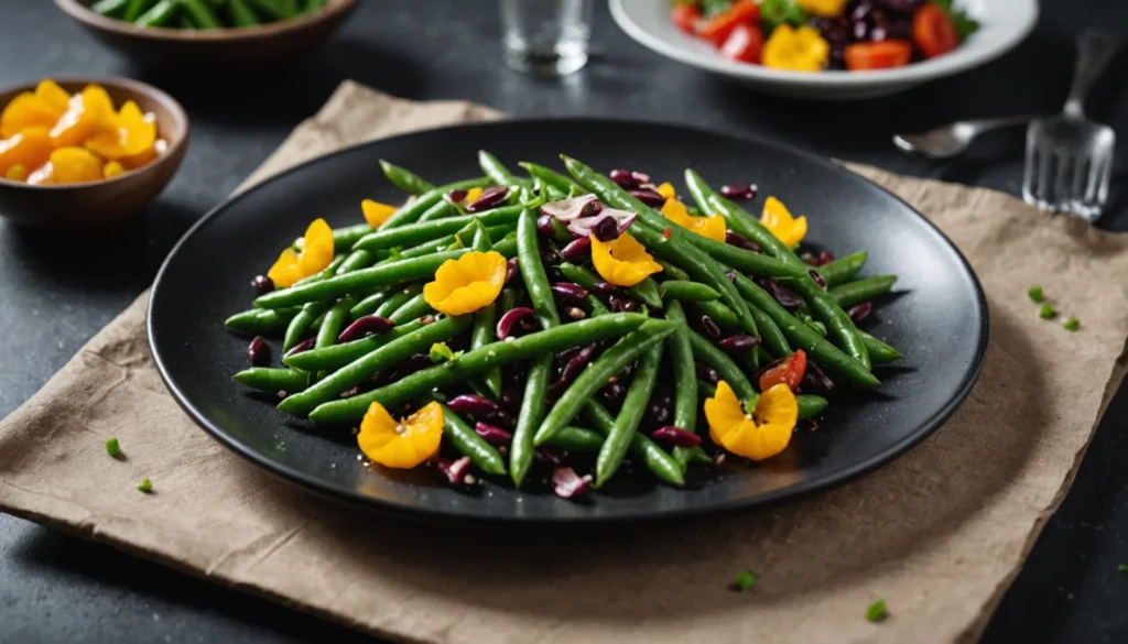 haricot vert noir